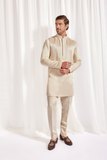 Open Achkan with Kurta and Slim Pant