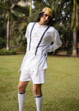Gathered Suspender Shirt