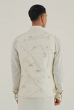 Geometric Embroidered Jawahar Jacket