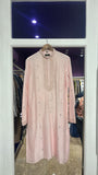 Baby Pink Kurta with Mirror and Hand Embroidery