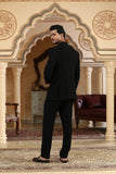 gold coins black suit set