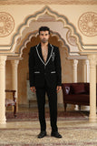 serpents charm embroidered suit set
