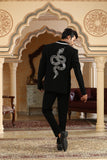 serpents charm embroidered suit set