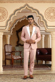 serpents charm linen  embroidered suit set