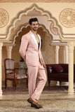 serpents charm linen  embroidered suit set
