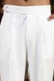 classic white italian suit set