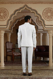 classic white italian suit set