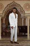 classic white italian suit set