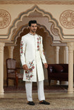 rajphool hand embroidered textured indo set