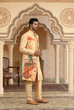 desert handpainted and embroiderd open jacket set