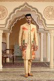 desert handpainted and embroiderd open jacket set