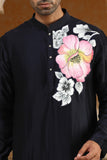 handpainted phoolkumar kurta set