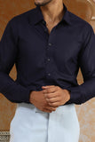 blue lily dual tone suit set