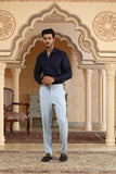 blue lily dual tone suit set
