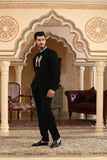 Baadal Paar hand embroidered bandhgala set