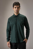 HEART ALLOVER - HAND EMBROIDERED DESIGNER SHIRT