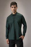 HEART ALLOVER - HAND EMBROIDERED DESIGNER SHIRT