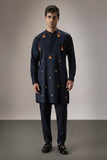 KELP(OCEAN) - HAND EMBROIDERED DESIGNER KURTA