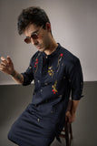 CASCADE( FLORAL) - HAND EMBROIDERED DESIGNER KURTA