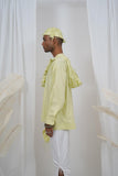 Double Gathered Hoodie Shirt
