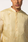 YELLOW BEADS KURTA SET