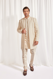 Open Achkan with Kurta and Slim Pant