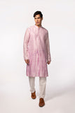 LILAC TIE DYE MIRROR KURTA SET