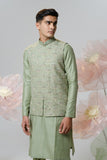 LOUTS CASCADE NEHRU JACKET SET