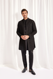 Deconstructed Jacket Set with kurta and slim pant