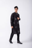 BLACK ALL OVER MIRROR EMBRIODERY KURTA SET