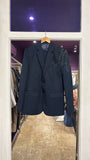 Blazer with One-Side Moti Detailing