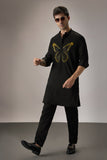 BUTIERFLY - HAND EMBROIDERED DESIGNER KURTA