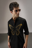 BUTIERFLY - HAND EMBROIDERED DESIGNER KURTA