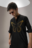 BUTIERFLY - HAND EMBROIDERED DESIGNER KURTA