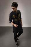 BUTIERFLY - HAND EMBROIDERED DESIGNER KURTA