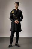 LONG FLOWER - HAND EMBROIDERED DESIGNER KURTA