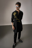 LONG FLOWER - HAND EMBROIDERED DESIGNER KURTA