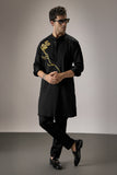 LONG FLOWER - HAND EMBROIDERED DESIGNER KURTA