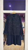 Bandi Kurta Set with Abstract Cutdana Work