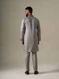 Steel Grey Opulence Kurta Set