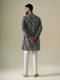 Denim Flora Kurta Set