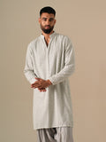 Pastel Blue Mirror Glow Kurta Set