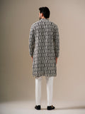 Black Heritage Kurta Set