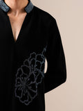 Black Mirage Kurta Set