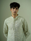Pistachio Flora Kurta Set
