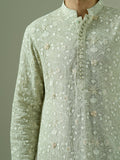 Pistachio Flora Kurta Set