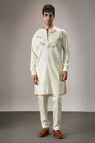 DAMSELFLY( DRAGON FLY)- HAND EMBROIDERED DESIGNER KURTA