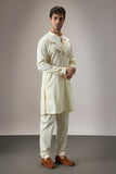 DAMSELFLY( DRAGON FLY)- HAND EMBROIDERED DESIGNER KURTA