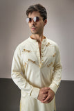 DAMSELFLY( DRAGON FLY)- HAND EMBROIDERED DESIGNER KURTA
