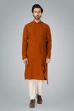Asymmetric pleated kurta